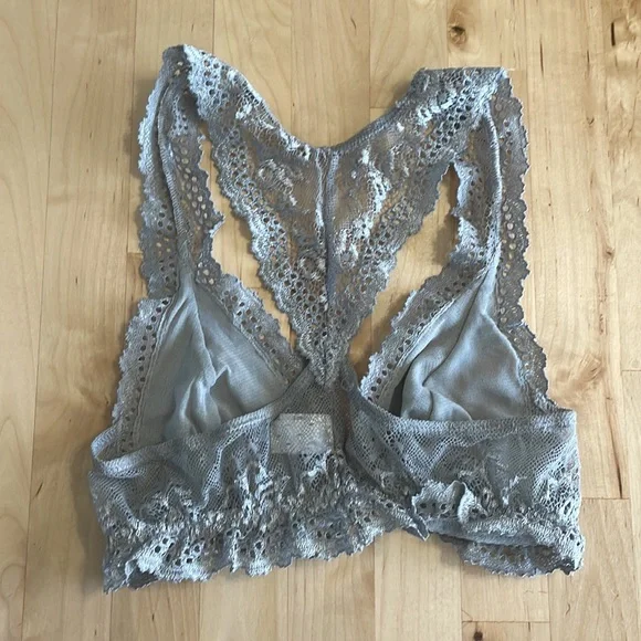 Eberjey Colette lace bra heather grey S - Picture 5 of 5